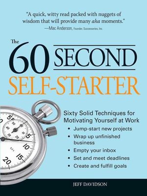 cover image of 60 Second Self-Starter